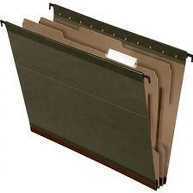Alt view image 11 of 14 - Tops Pendaflex 59254 2   Expansion Hang Folders  Letter  6-Section  GN  10/box