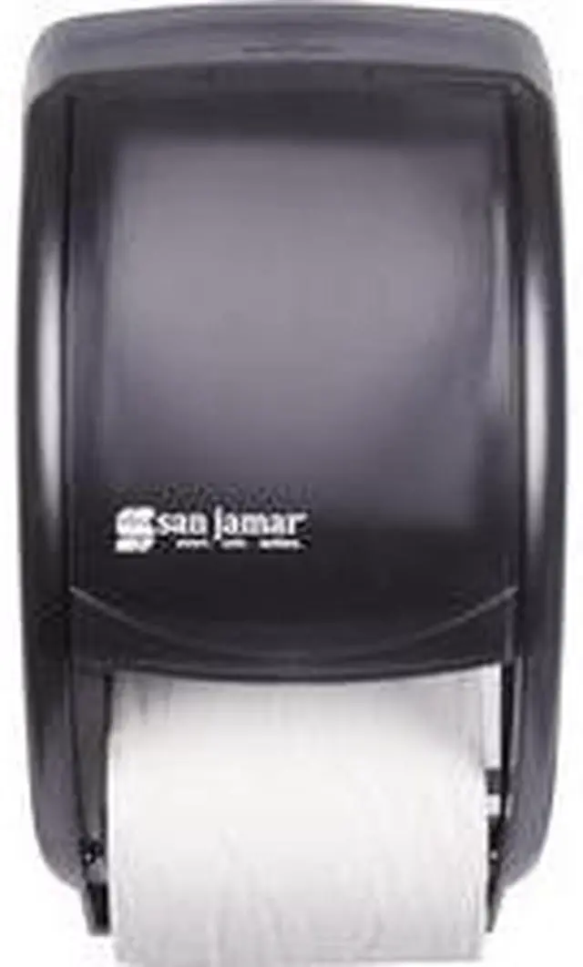 Alt view image 11 of 15 - San Jamar SJMR3500TBK Tissue Dispenser- 7-.50in.x7in.x12-.75in.- Black-Pearl
