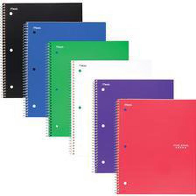 Alt view image 2 of 3 - Five Star Spiral College Ruled Notebook, 1 Subject, Wired Note Book with Pockets, 100 Sheets (6 pack)
