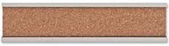 Alt view image 6 of 6 - Advantus Map Rail 2"x8' Satin Aluminum 2031