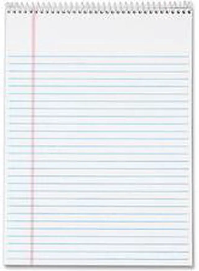 Alt view image 5 of 7 - TOPS Wirebound Legal Writing Pad
70 Sheet - 16 lb - Letter 8.50" x 11" - 3 / Pack - White Paper