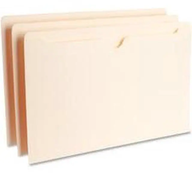 Alt view image 4 of 4 - Business Source File Pocket Straight Cut Tab Flat 50 Cap. Legal 100/BX MLA 65800