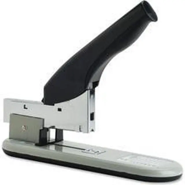 Alt view image 6 of 6 - Business Source Heavy-Duty Stapler 220 Shts Cap. Putty/Black 62825