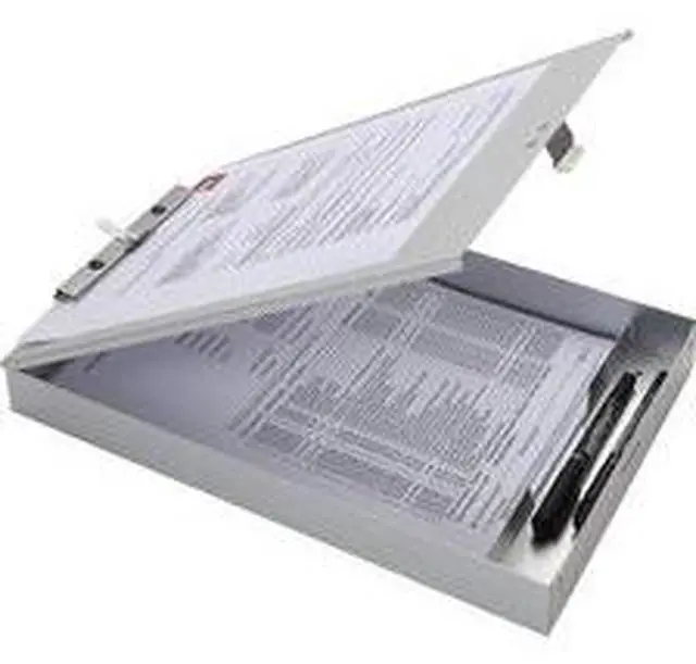 Alt view image 5 of 6 - Business Source Form Holder Storage Clipboard, Letter Size, Silver