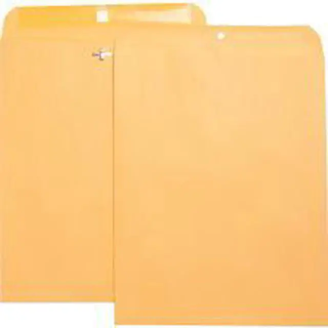 Alt view image 9 of 9 - Business Source Hvy-duty Clasp Envelopes 11-1/2"x14-1/2" 100/BX Brown Kraft