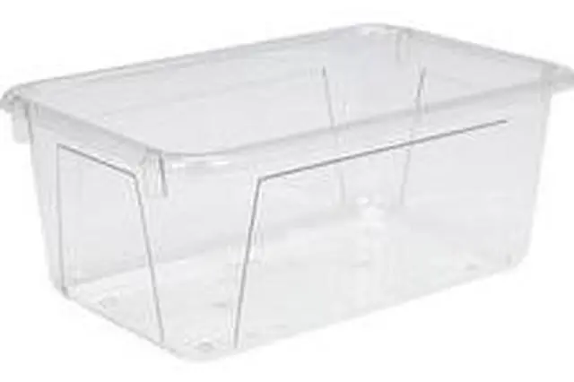 Alt view image 2 of 2 - Storex 62464U05C Crystal Clear Cubby Bin