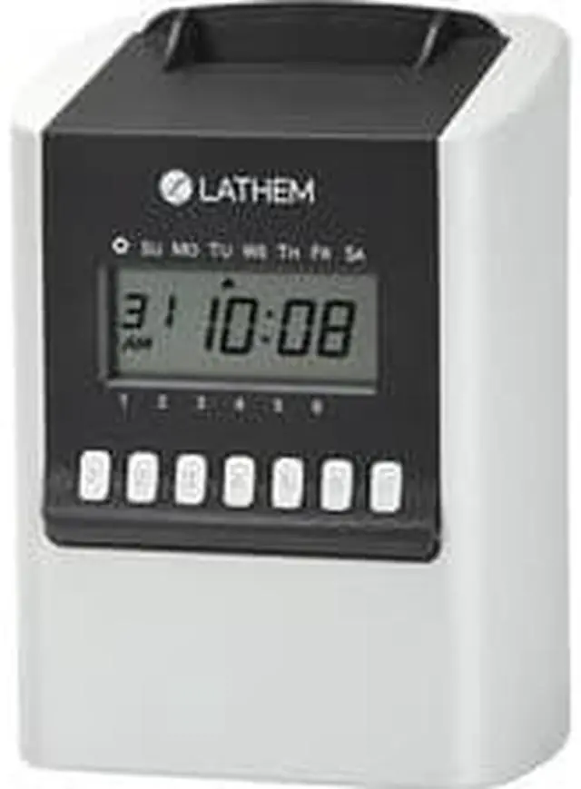 Alt view image 6 of 8 - Lathem  Electronic Time Clock 700E