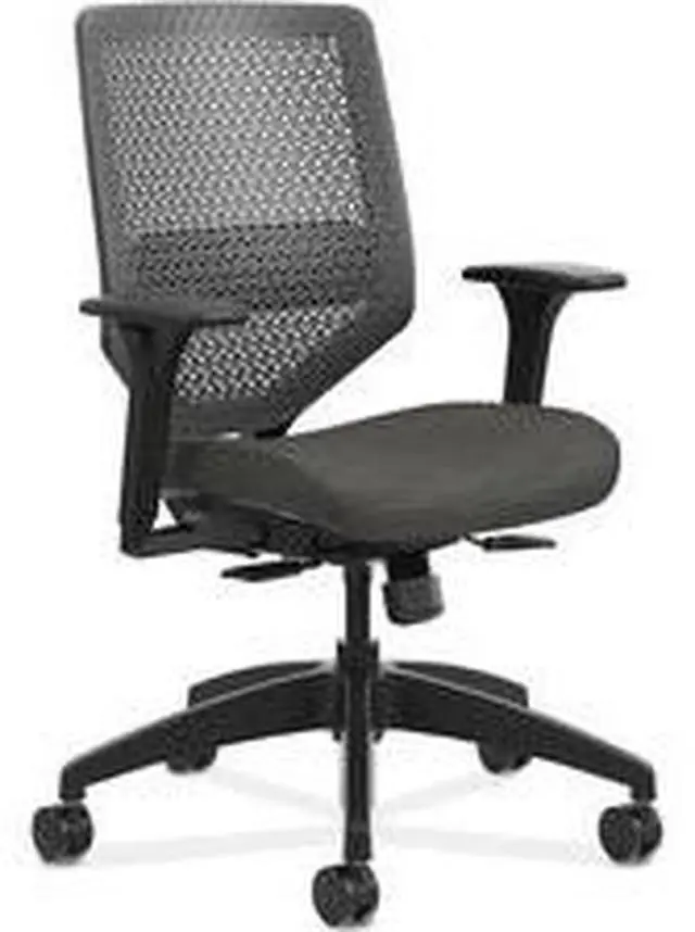 Alt view image 4 of 7 - HON Solve Series ReActiv Back Task Chair Ink/Charcoal SVR1ACLC10TK