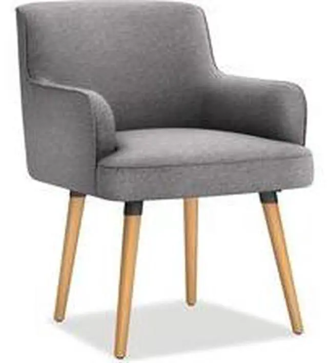 Alt view image 3 of 3 - HON Matter Fabric Multipurpose Chair Light Gray VL238GRY01