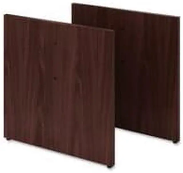 Alt view image 7 of 9 - HON Table Slab Base 38-3/4" H Mahogany TLPBN