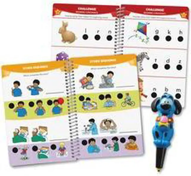 Alt view image 10 of 10 - Educational Insights Hot Dots Jr. Let's Master Pre-K Reading Set with Ace Pen