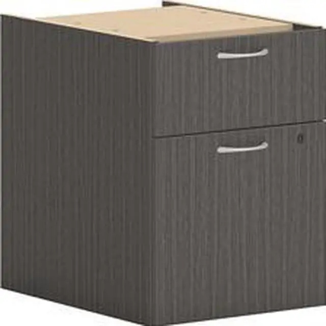 Alt view image 3 of 4 - HON Mod 15" Hanging Pedestal Slate Teak PLPHBFLS1