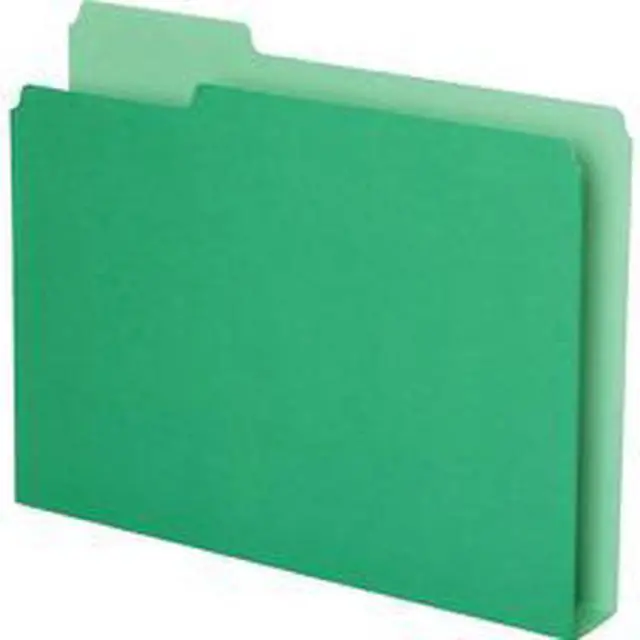 Alt view image 5 of 8 - Pendaflex Double Stuff File Folders 1/3 Cut Letter Green 50/Pack 54457