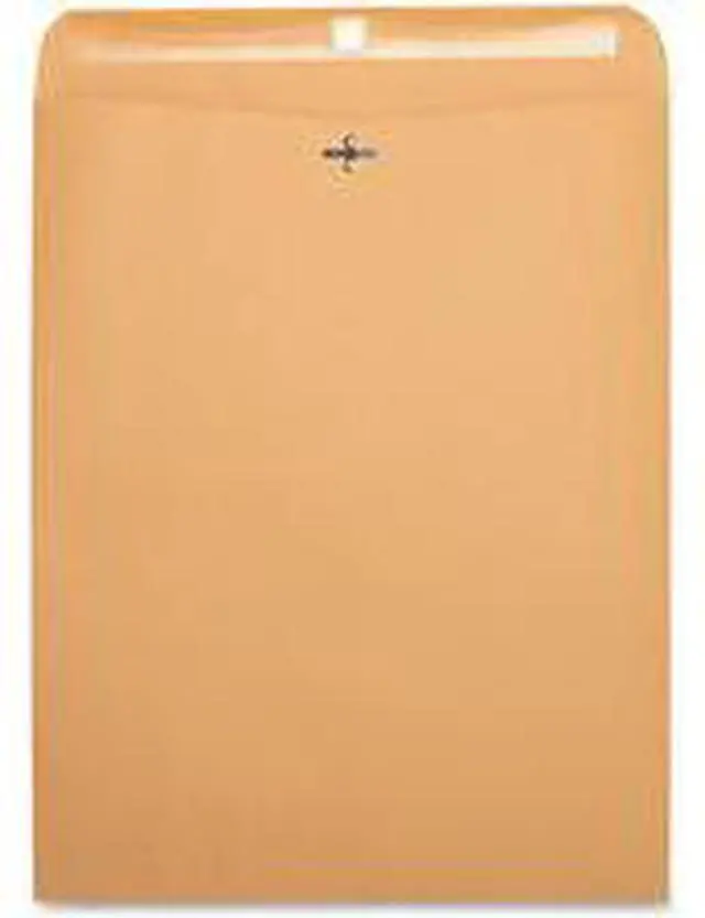 Alt view image 6 of 6 - Business Source Clasp Envelopes 28 lb. 12"x15-1/2" 100/BX Brown Kraft 36667