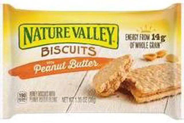 Alt view image 3 of 3 - Nature Valley SN47878 Flavored Biscuits, Peanut Butter, Honey - Box - 1.35 oz. - 16 / Box