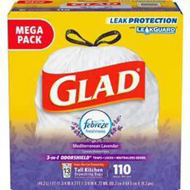 Main image of OdorShield with Febreze 13 gal 0.72 mil 25.75" x 11.75" White 110/Box 79157