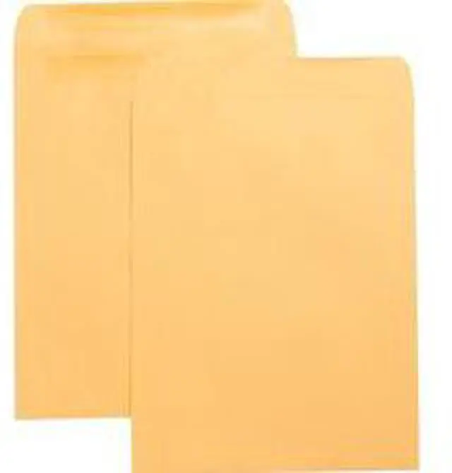 Alt view image 5 of 5 - Business Source Press/Seal Catalog Envelopes Plain 10"x13" 100/BX Kraft 42124