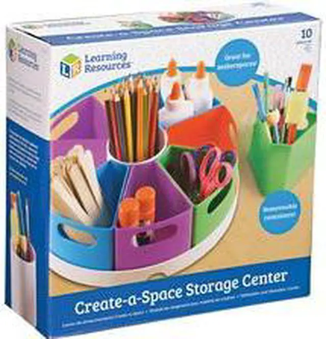 Alt view image 14 of 20 - LEARNING RESOURCES Create A Space Storage Center 3806