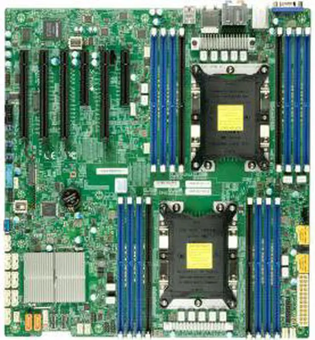 Alt view image 8 of 9 - Supermicro Motherboard MBD-X11DAI-N-O Xeon Dual Socket S3647 C621 Max.2TB PCI Express EATX (MBD-X11DAI-N-O)
