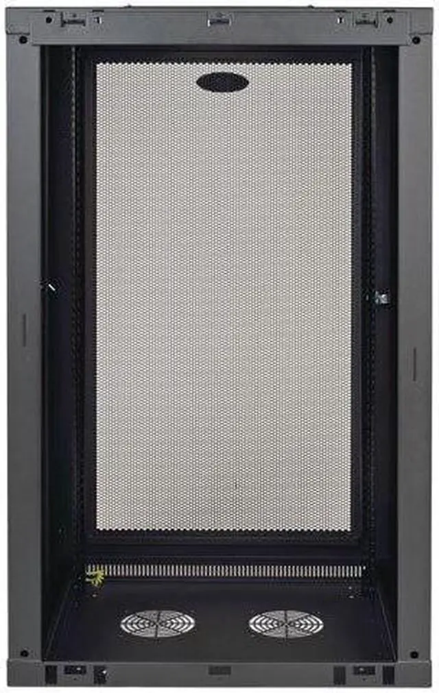 Alt view image 10 of 20 - Tripp Lite 21U Low-Profile Switch-Depth Wall-Mount Rack Enclosure Server Cabinet (SRW21U)