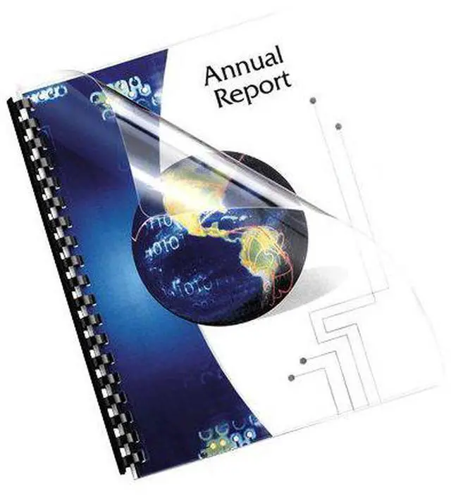 Alt view image 17 of 20 - Fellowes Crystals Clear Pre-Punched Oversized Binding Covers 100 Pack