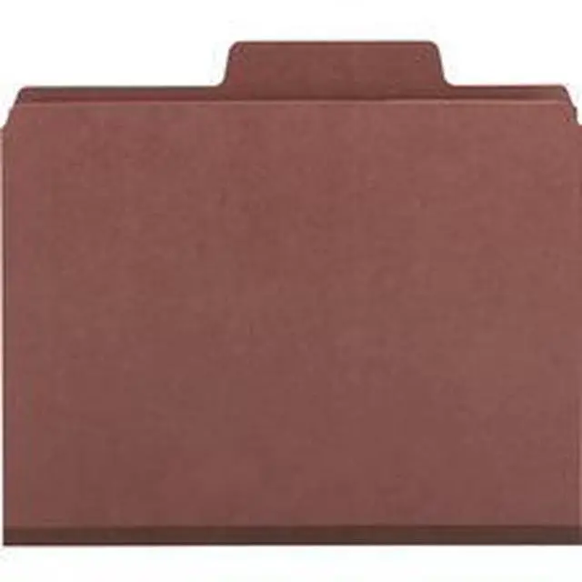Alt view image 3 of 9 - Smead SuperTab Classif. Folder w/ Div Ltr 10/BX 2" Exp RD 14070