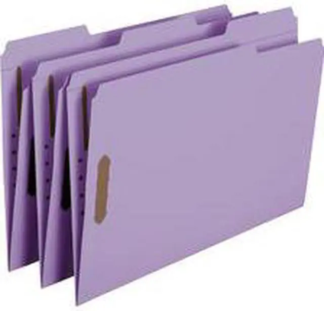 Alt view image 9 of 10 - Smead Colored Top-Tab Fastener File Folders - Legal - 8 1/2" x 14" Sheet Size - 2 Fastener(s) - 1/3 Tab Cut - Top Tab Lo