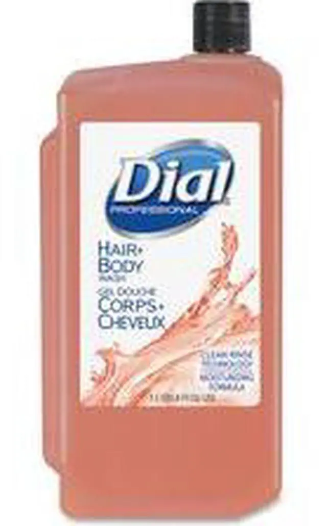 Alt view image 6 of 8 - Body & Hair Care, Peach Scent, Clear Amber, 1 Liter Cartridge