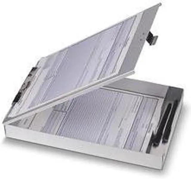 Alt view image 9 of 14 - Officemate Storage Clipboard 1-1/2" Deep Steel Clip 9"x13" AM 83200