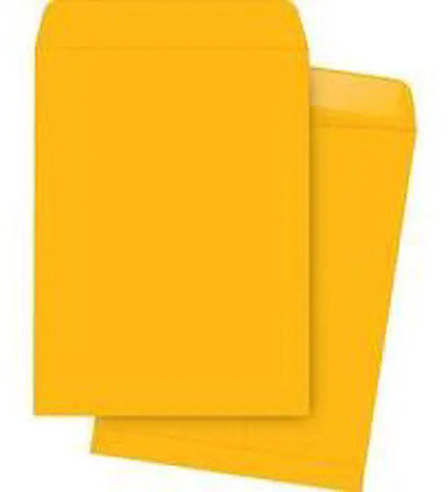 Alt view image 5 of 5 - Business Source Catalog Envelopes Plain 9-1/2"x12-1/2" 250/BX Kraft 42114