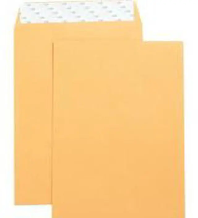 Alt view image 4 of 6 - Business Source Catalog Envelopes Self Seal Plain 9"x12" 250/BX Kraft 42120