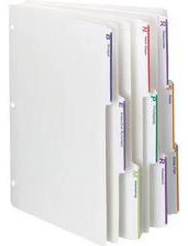 Alt view image 2 of 5 - Smead Index Dividers 1/3-cut Tab 8-1/2"x11" 25 Sets/BX WE 89413