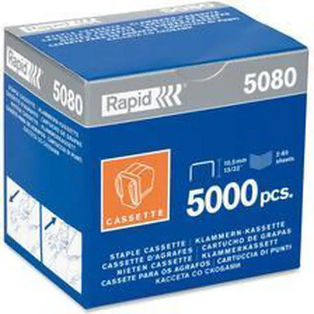 Alt view image 4 of 6 - Rapid Heavy-Duty Staple Cartridge, 0.5" Crown, Steel, 5,000/Box 90220