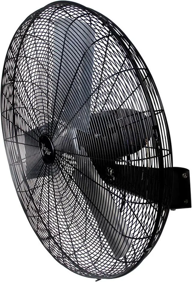 Alt view image 3 of 11 - Vie Air VA-30W 30 in. Tilting Wall Mountable Commercial Strength Oscillating Fan