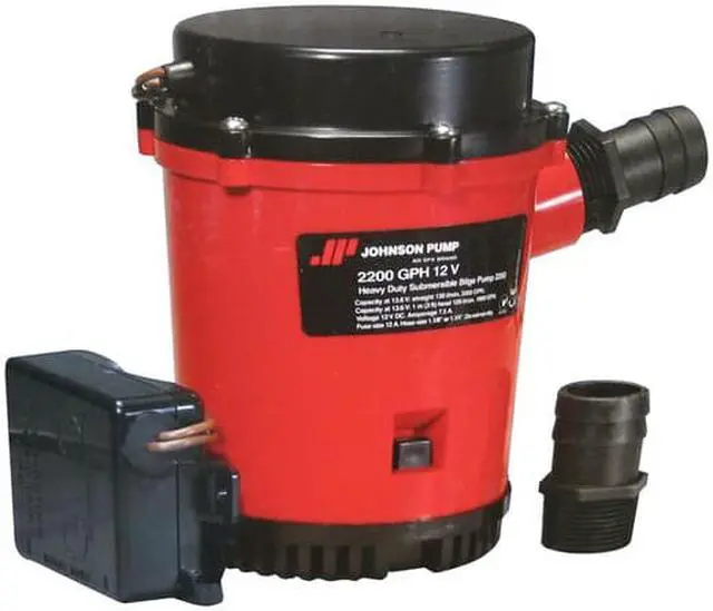 Alt view image 7 of 8 - Johnson Pump 2200GPH Ultima Combo Auto Bilge Pump - 12V
