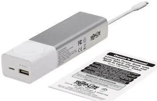 Alt view image 11 of 11 - Tripp Lite USB-A Magnetic Apple Watch Charger 5200mAh Power Bank UPB05K2APL