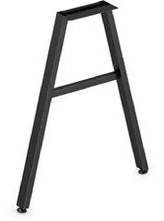 Alt view image 2 of 3 - HON Mod 24" A-Shaped Desk Base Black LPLLEG24ABLK