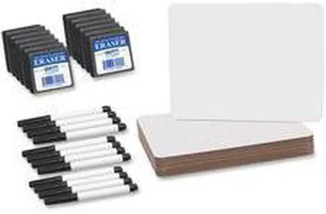 Alt view image 3 of 4 - Dry Erase Board Set 9-1/2"x12" 12/PK White