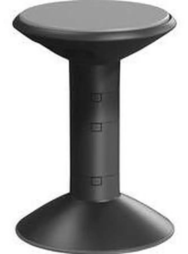 Alt view image 4 of 4 - Storex Wiggle Stool - Black - 13" Length x 13" Width x 18.4" Height STX00300U01C