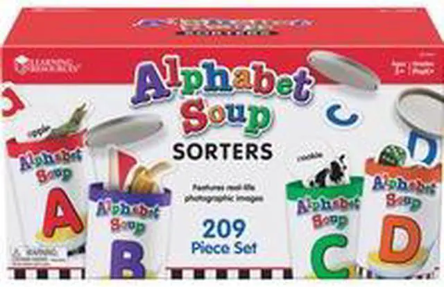 Alt view image 13 of 20 - Learning Resources LER6801 Alphabet Soup Sorters