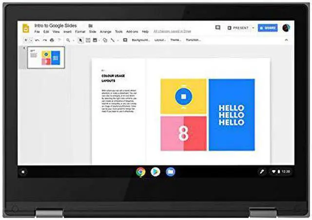Alt view image 4 of 18 - Lenovo 300e Chromebook 2nd Gen 81MB0004US 11.6" Touchscreen Chromebook - 1366 x 768 - Celeron N4000 - 4 GB RAM - 32 GB Flash Memory - Black