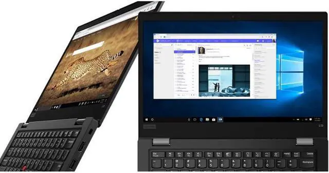Alt view image 3 of 17 - Lenovo ThinkPad L13 Gen 2 21AB001NUS 13.3" Notebook - Full HD - 1920 x 1080 - AMD Ryzen 5 PRO 5650U Hexa-core (6 Core) 2.30 GHz - 8 GB RAM - 256 GB SSD - Glossy Black - Windows 10 Pro - In-plane