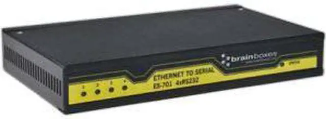Alt view image 4 of 19 - Brainboxes 4 Port Rs232 Ethernet To Serial Adapter