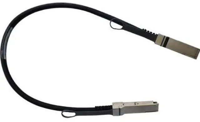 Alt view image 4 of 9 - Mellanox Passive Copper cable, IB HDR, up to 200Gb/s, QSFP56, LSZH, 0.5m, black pultab, 30AWG