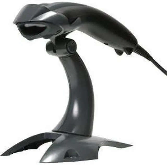 Alt view image 3 of 4 - Honeywell Voyager 1400g Wired General Duty Laser Barcode Scanner, Omni-directional, 1D, PDF, 2D, RS232/USB/KBW/IBM, Black, USB Kit w/ Stand - 1400G2D-2USB-1