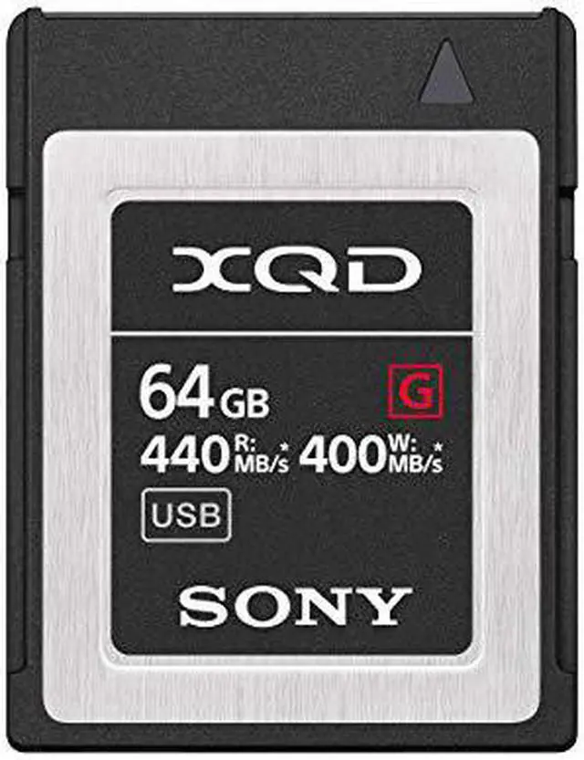 Alt view image 2 of 9 - Sony Professional XQD G Series 64GB Memory Card (QD-G64F/J)