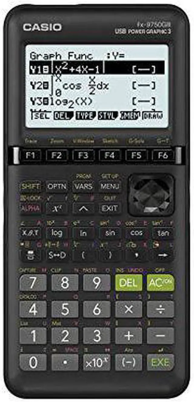 Alt view image 7 of 16 - Casio FX-9750GIII Graphing Calculator Black