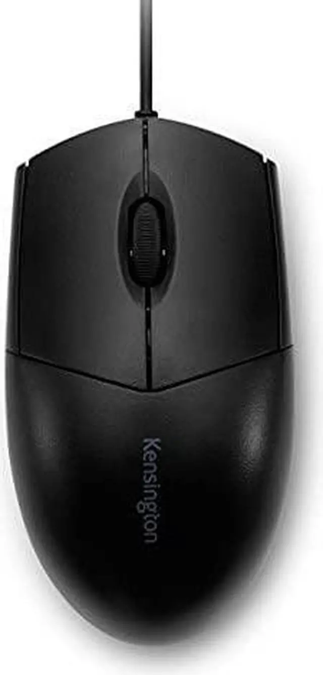 Alt view image 8 of 14 - Kensington Pro Fit Wired Washable Mouse - Rugged - Optical - Cable - Black - USB Type A - 1600 dpi - Scroll Wheel - 3 Button(s) - Symmetrical