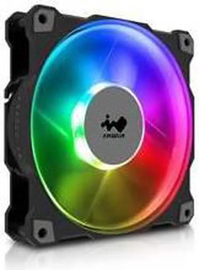 Alt view image 13 of 16 - in win jupiter aj120 high air flow addressable rgb fan kit 120mm (triple pack)