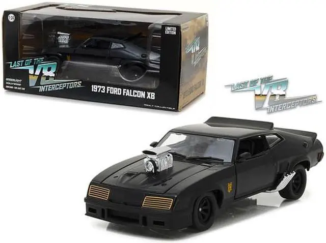 Alt view image 6 of 9 - 1973 Ford Falcon XB Black "Last of the V8 Interceptors" (1979) Movie 1/24 Diecast Model Car by Greenlight